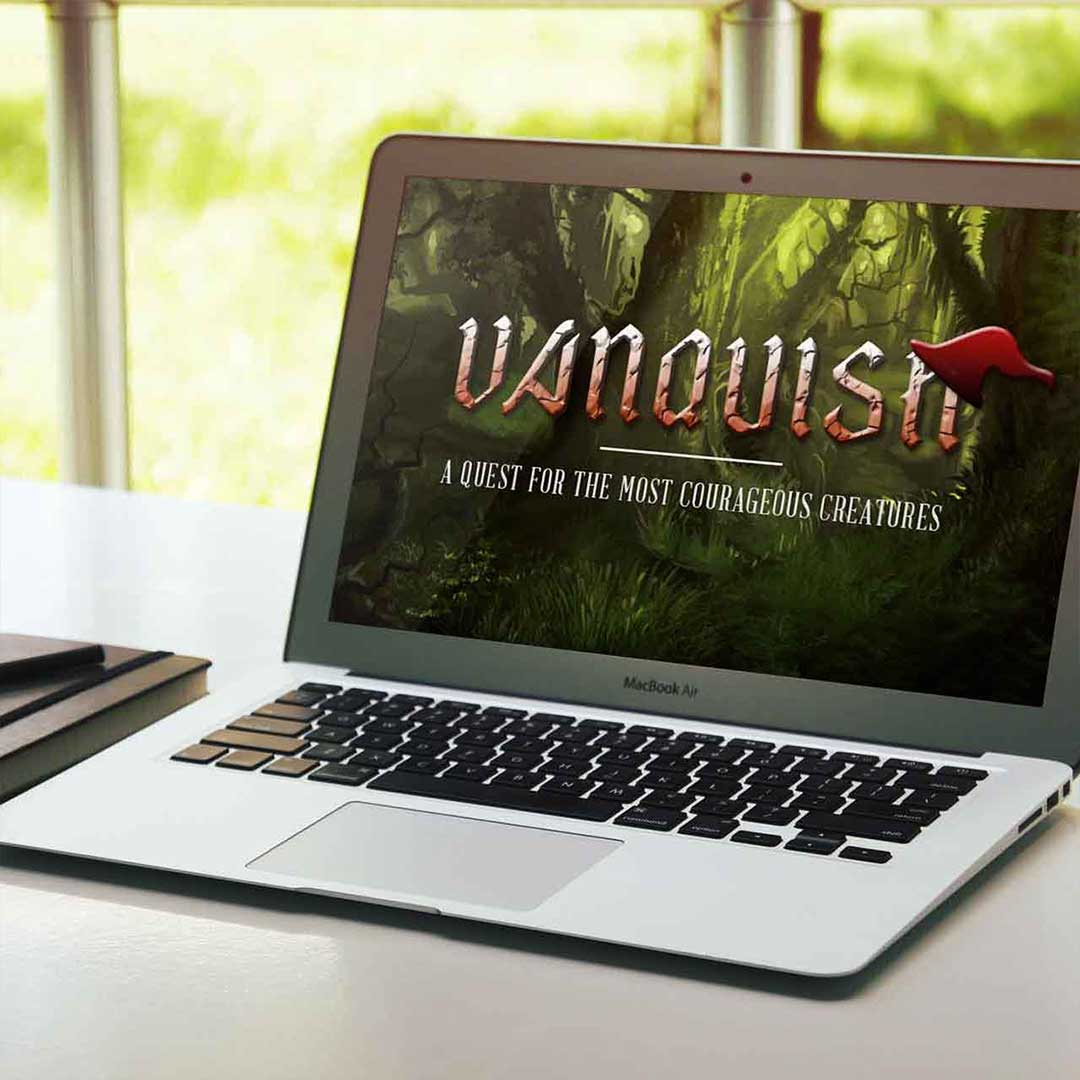 video game mock up